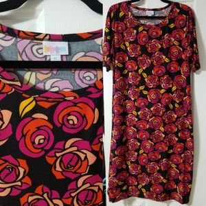 Lularoe Julia Roses Leggings Material